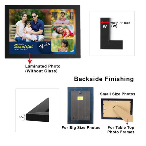 customized photo frames with 4 photos for couple