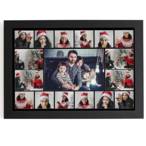 Personalised Collage Photo Frame for Birthday Gift (17 Photos) in One Frame for sister and wife