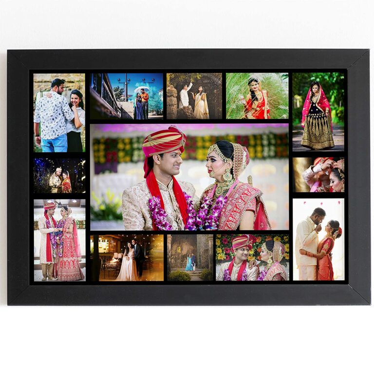 Personalized Collage Photo Frames with Photo (12x18 Inches (A3 Size ...