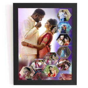 Personalized Photo Frame for Husband, Couples, Wife, Men, Women, Mom, Dad, on Marriage, Wedding & Birthday (A4 Size (8×12))