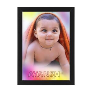 Personalized Photo Frames for Kids (Frame Size 10×14 inch) for Wall Birthday Baby Boy, Girl Daughter and Sister with Name