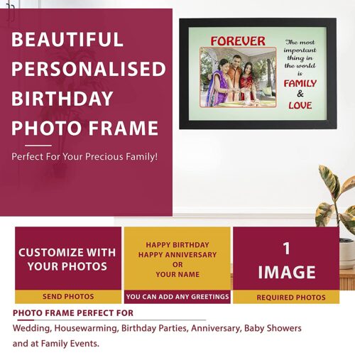 personalized photo frame for parents anniversary